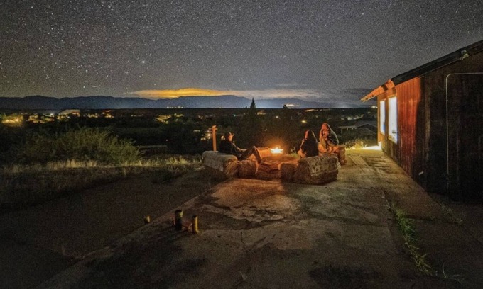 Cornville RV Rental | Kinda Glamping Kinda Camping in Rickety Farm Shed!