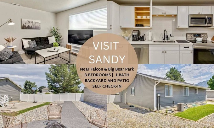 Sandy House | King Bedroom|Patio|Full Kitchen!