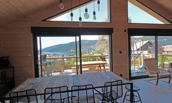 Gerardmer Ski Chalet | L' Edelweiss, luxury chalet with exceptional lake view, close to center/slopes