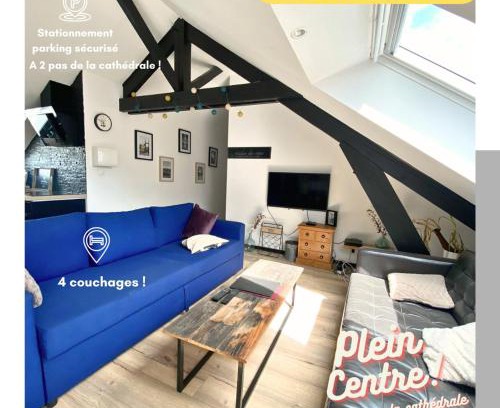 Saint-Leu Apartment | "LA FABRIQUE" en HYPERCENTRE PARKING GRATUIT