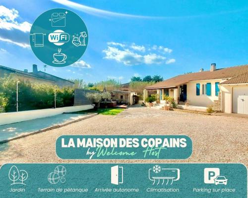 Moussac Villa | La Maison des Copains à Moussac