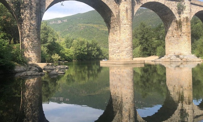 Vieussan House | La Roque-Riviere *NEW* Sleeps 6, Private River Beach, Stunning Views