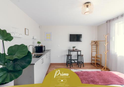 La Ferte-Gaucher Apartment | La simplicité, climatisé avec entrée autonome