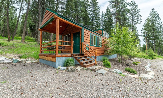 Lake Mary Ronan Cabin | Lake House-Cozy Cabin in the Woods Lake Views