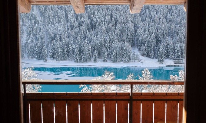 Auronzo di Cadore Apartment | Lake view attic room