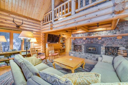 Webster House | Lakefront Cabin with Sauna and Dock in Webster!