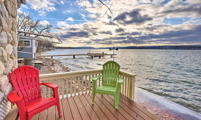 Canandaigua Cottage | Lakefront Canandaigua Home w/Grill, Fire Pit