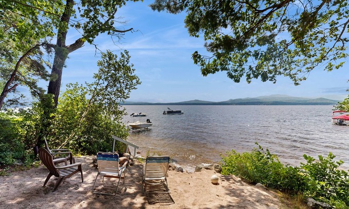 Freedom House | Lakefront home with views, water access for boating & swimming