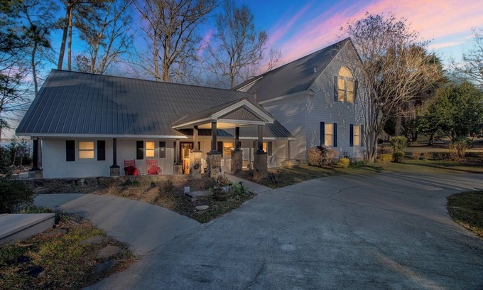 Gilbert House | Lakefront Luxury: Dock, Fire Pit, Game Room and More