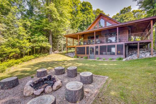 Townsend House | Lakefront Townsend Cabin with Fire Pit, Private Dock