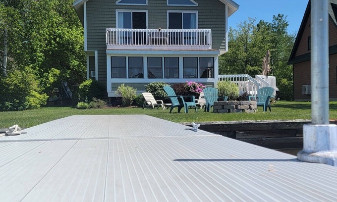 Lochmere House | Lakeside Sunset on Lake Winnisquam!