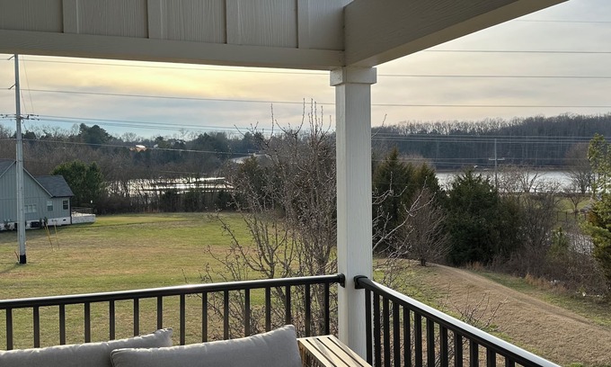 Winchester House | Lakeside Tims Ford Lakehouse Resort Style Pool, Lake Balcony, Firepits, Hot Tub.