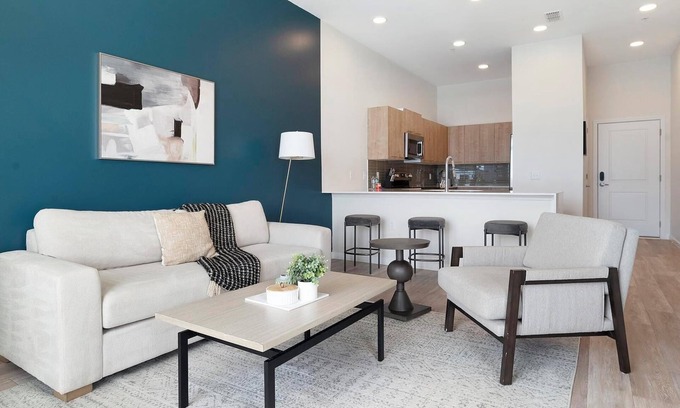 Florida Center Apartment | Landing | Modern 1BD, Clubhouse, Yoga Studio