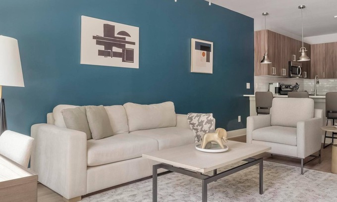 Town Center Apartment | Landing | Modern 1BD, Rooftop Lounge, Gym
