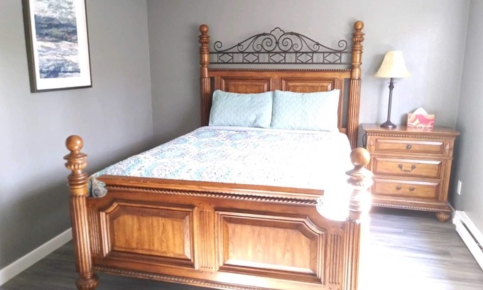 Central Area Condo | Large Condo with Creekside View Minutes From Downtown!