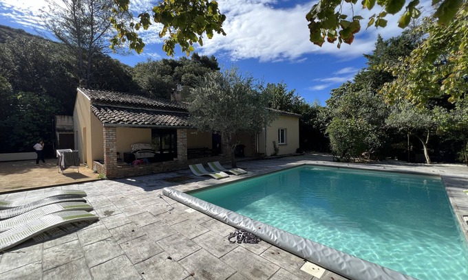 Saint-Jean-du-Pin Villa | large house in the Cévennes with swimming pool - 10 people - Near Anduze
