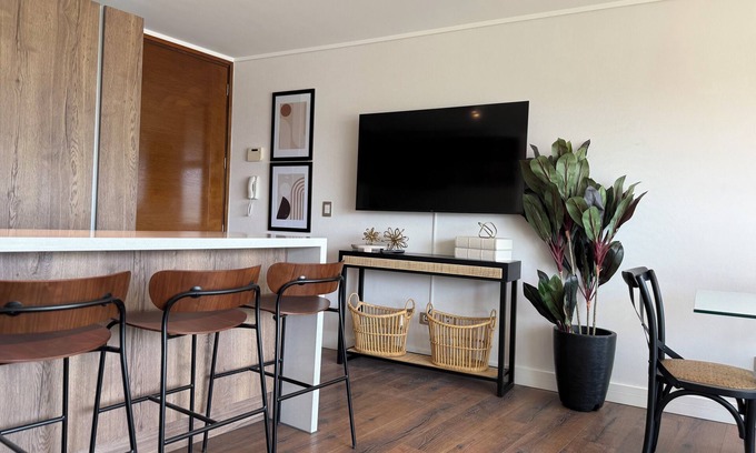 Apoquindo Apartment | Las Condes premium, 100% mountain range view
