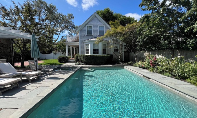 Edgartown House | Last Minute Labor Day Reduced Rate! Edgartown Luxury 6 BRnHeated Pool Hot Tub!