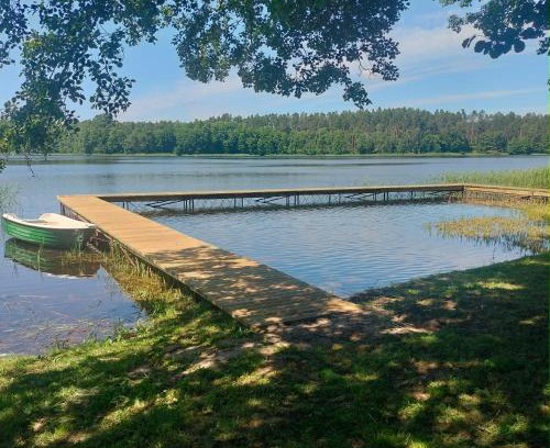 Tuchola House | Leśna Chata kuracyjna nad rzeką z sauną w Borach Tucholskich