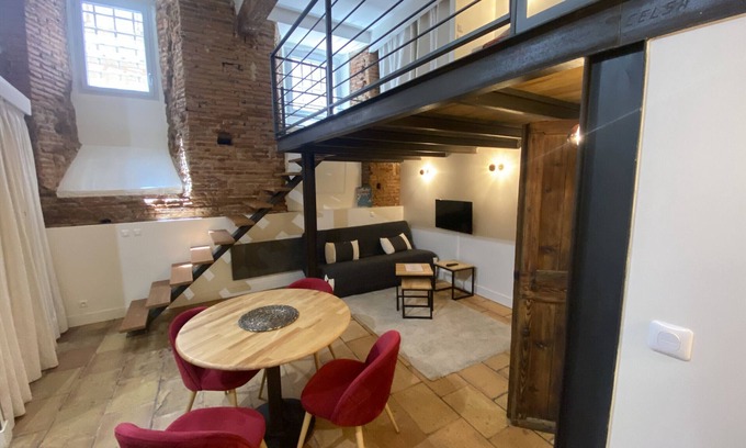Capitole Apartment | Le Gayssion ♜Loft incroyable en ♜hôtel particulier