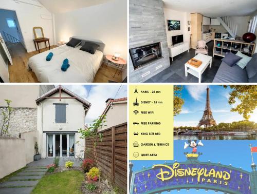 Lagny-sur-Marne House | Le Traditionnel - Maison avec Jardin & Parking - Idéal Disneyland & PARIS