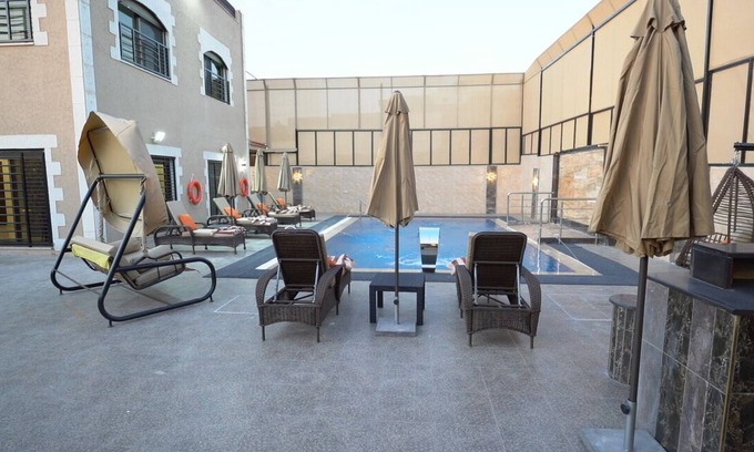 Al-Maghtas Ski Chalet | LeRose Villa, where luxury meets the beauty of nature. Near the Dead Sea, Jordan