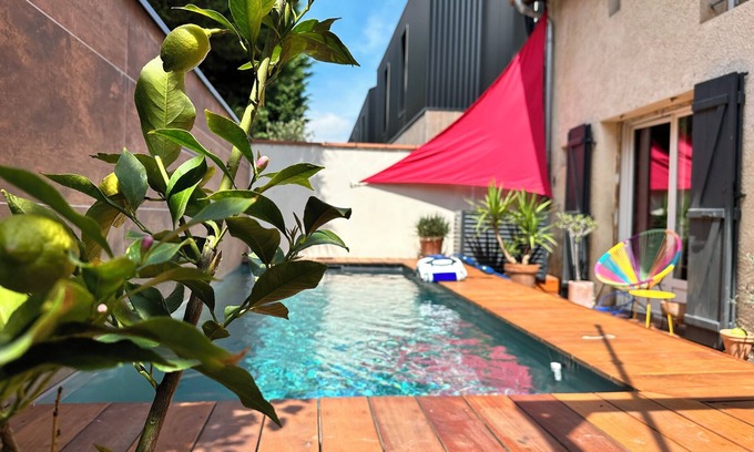 Minimes - Barriere de Paris House | Libre du 14 au 29 Juillet 2023 - Calme, Piscine, 10´ Canal du Midi 20´ Capitole