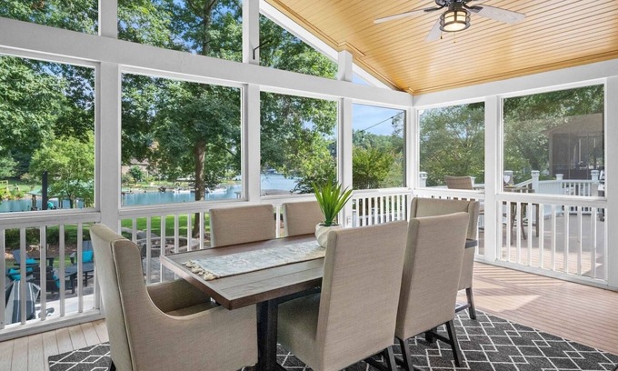 Westport House | License to Chill: Lakefront Modern Farmhouse with Dock, Kayaks, and Family Amenities