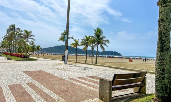 Mirim Apartment | Lindo apto c vista à beira mar em Praia Grande/SP