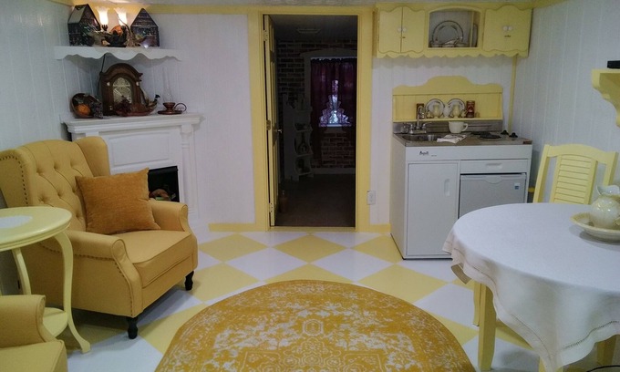 Fort Fairfield Cottage | Little Cottage Quiet and Quaint where the grapevine grows and the birdsongs wait