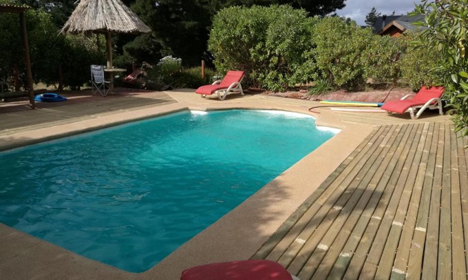 Algarrobo Cabin | lodge con piscina privada, parcela de campo.