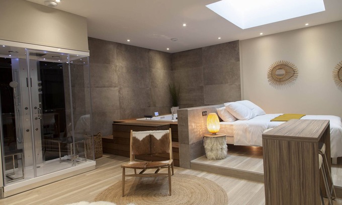 Reims Apartment | Loft comfort with Spa, Hammam and private sauna 2 in Reims