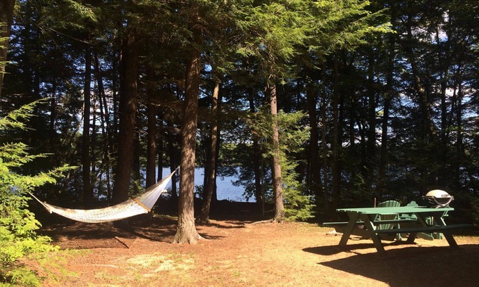 Bridgton Cabin | Log Cabin on Pristine Quiet Maine Pond