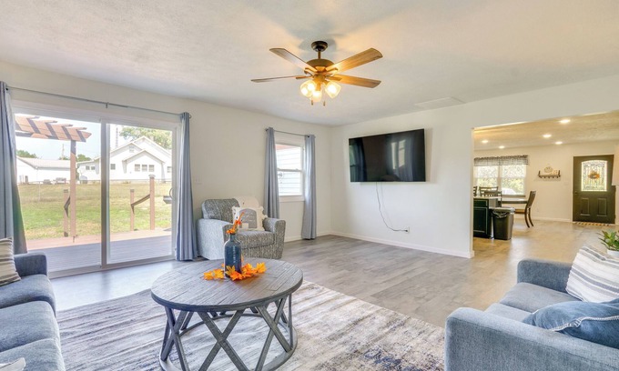 Logansport House | Logansport Home w/Deck: 4 Mi to Downtown!