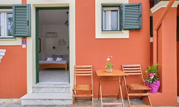 Peroulades Apartment | Logas Beach Studio 2 Corfu