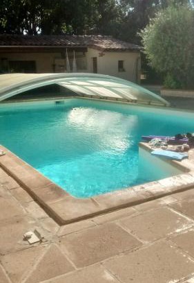Coufouleux House | logement avec piscine cuisine extérieure, chambre salle de bain