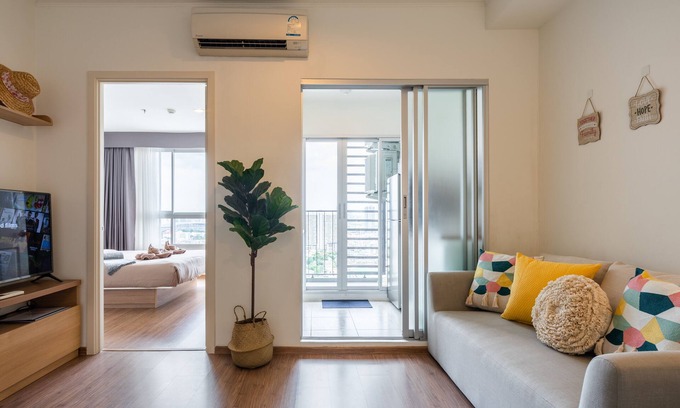 Bang Sue Condo | Long stay room 2min walk to MRT near Chatuchak