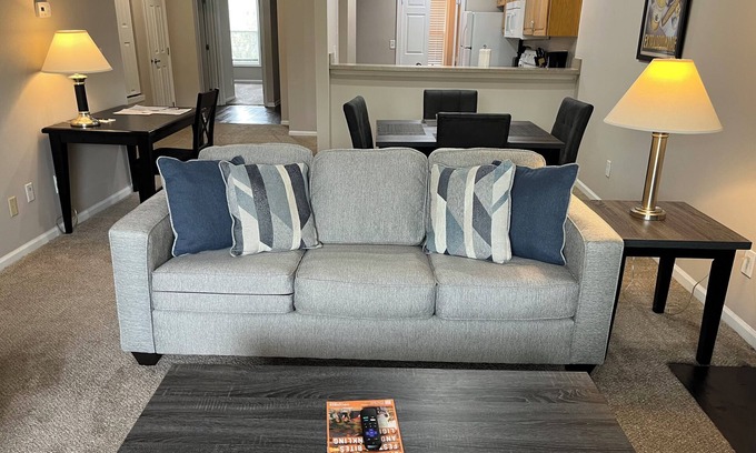 Hemingway Village Apartment | Lots of SPACE! Dublin location, quiet, wooded! Great alternative to hotel stays!
