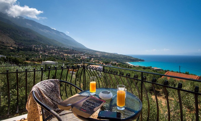 Vlachata Apartment | Lourdas amazing view - Studio Marinos.