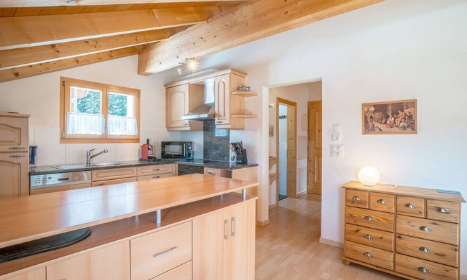 Riom-Parsonz Apartment | Lovely apartment for 6 guests with WIFI, TV, balcony, pets allowed, panoramic view and parking