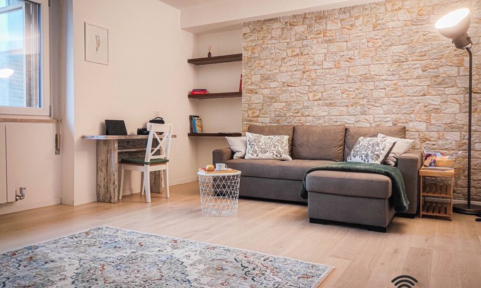 Edolo Apartment | Lovely apartment with fireplace
