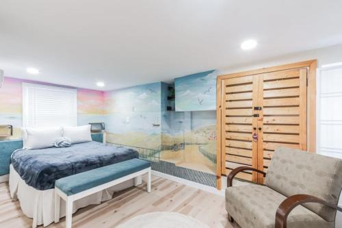 Ventnor City Apartment | Lovely Custom Home with indoor fireplace by the Bay