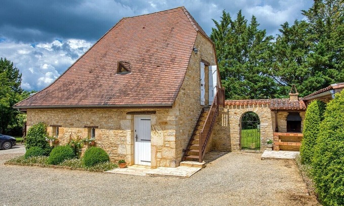 Saint-Laurent-la-Vallee Apartment | Lovely spacious studio with a shared heated swimming pool and private terrace