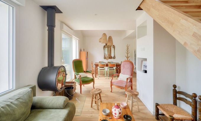 Ile-Tudy Ski Chalet | Lovely house for 4 300m from the beach and pond