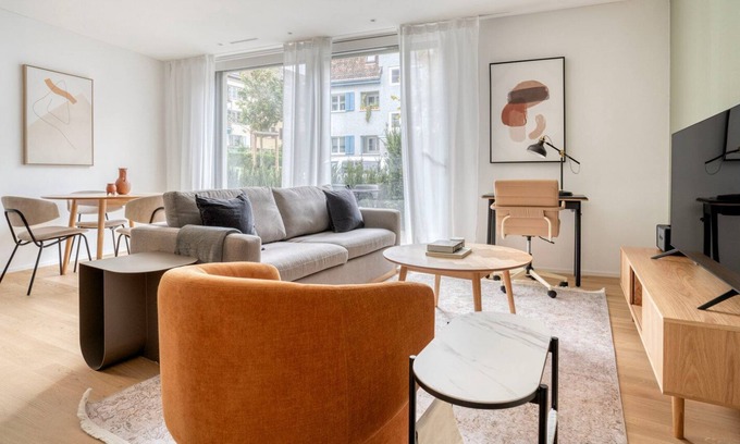 Wipkingen Apartment | Lovely Wipkingen 2BR w/ Storage & W/D, nr Market, by Blueground