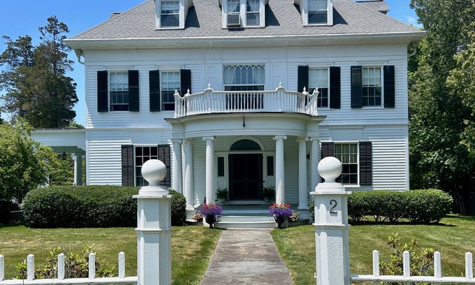 Old Lyme House | Ludington House, Historic CT Shoreline Mansion filled with luxury and antiques