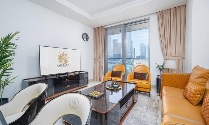 Downtown Dubai Apartment | Lux 1BR Apt Burj Khalifa View by Belvilla