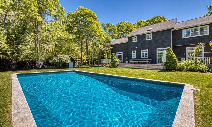 East Hampton North House | Lux Family Home Just 1mi to East Hampton Village + Beach w/Pool, Cinema + Bikes