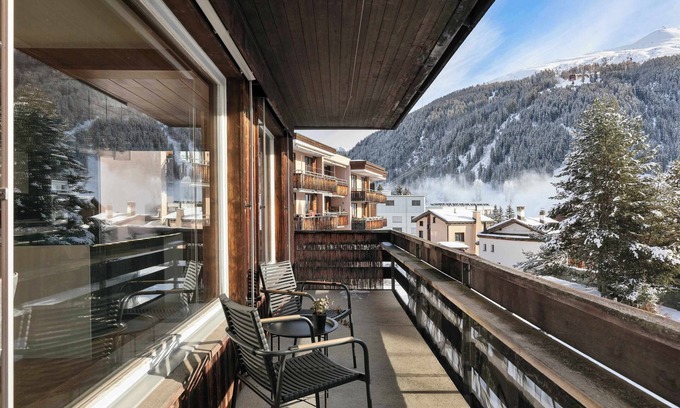 Davos Apartment | Luxe Davos Residence with Views, Private Balcony