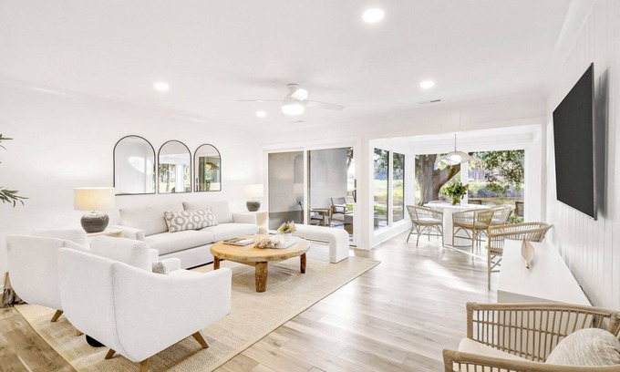 Sea Pines Condo | Luxe Experience, Totally Renovated, Exceptional Kitchen & Outdoors